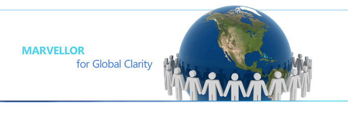 MARVELLOR for global clarity - we aim to facilitate global communications by our translation services